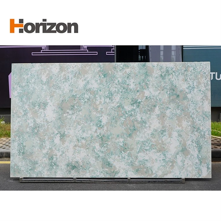 Natural Look Quartz Jade Stone Top With Matte Finish Natural Look Quartz Jade Stone Top With Matte Finish